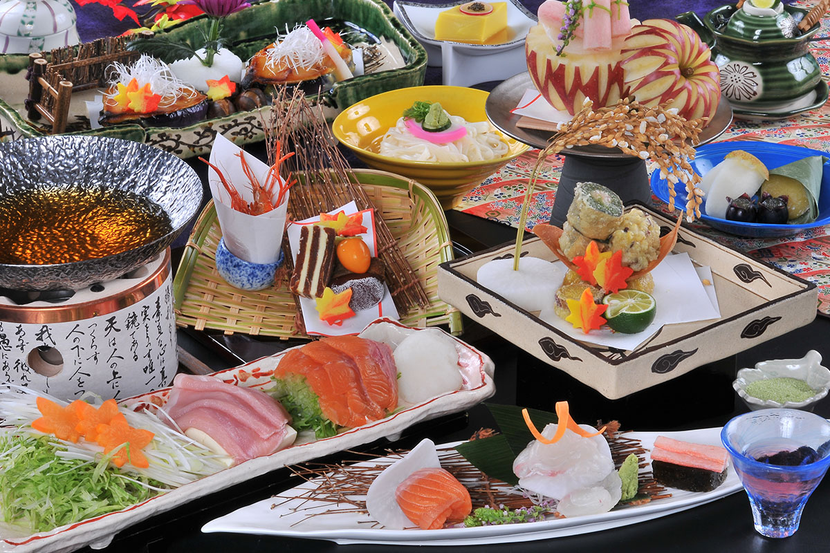 会席料理が愉しめるプラン