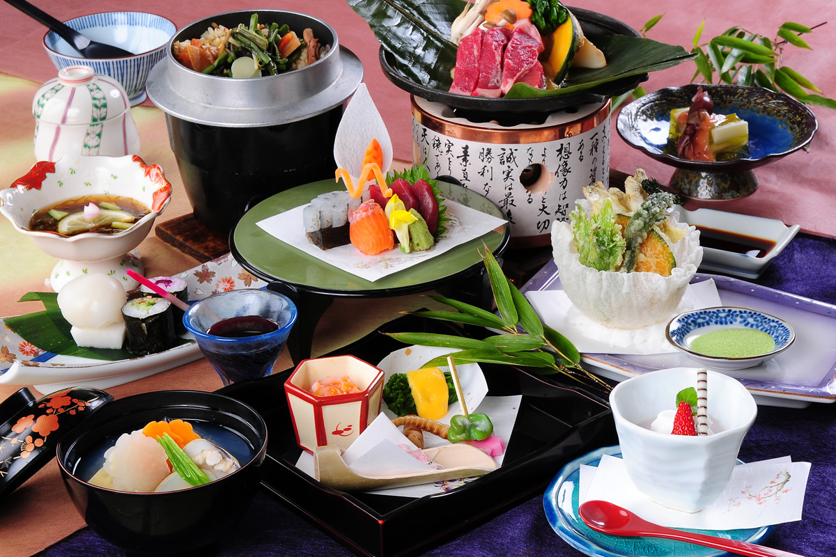 会席料理が愉しめるプラン